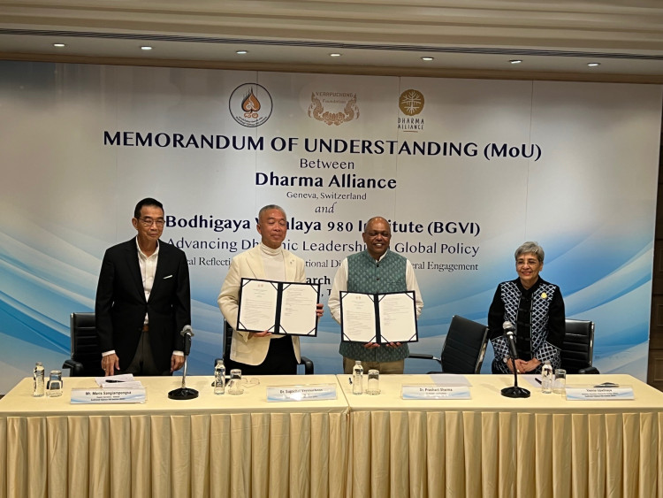 “โพธิคยาฯ”เซ็นเอ็มโอยูนำ “ธรรมะ-จริยธรรม“ สู่สันติภาพโลก