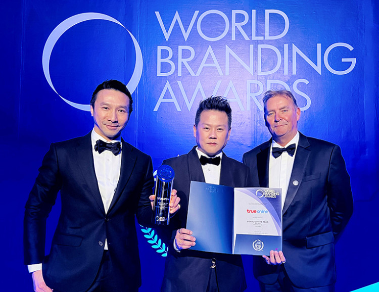 ทรูออนไลน์คว้ารางวัล ‘World Branding Awards 2025–2026’ ต่อเนื่อง 9 ปีซ้อน